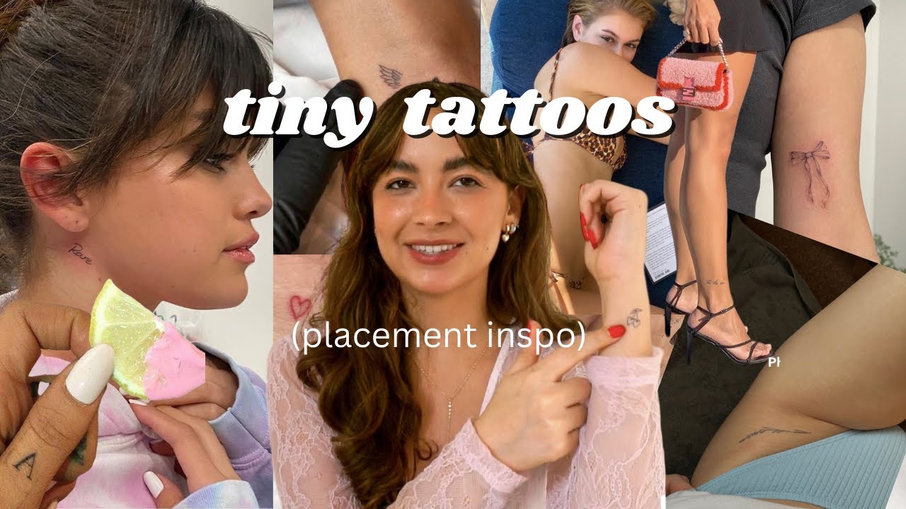 tiny tattoo tour + placement ideas