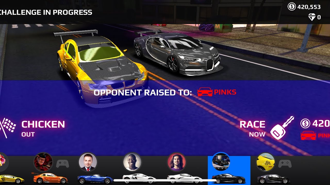 Rush racing 2 pinks