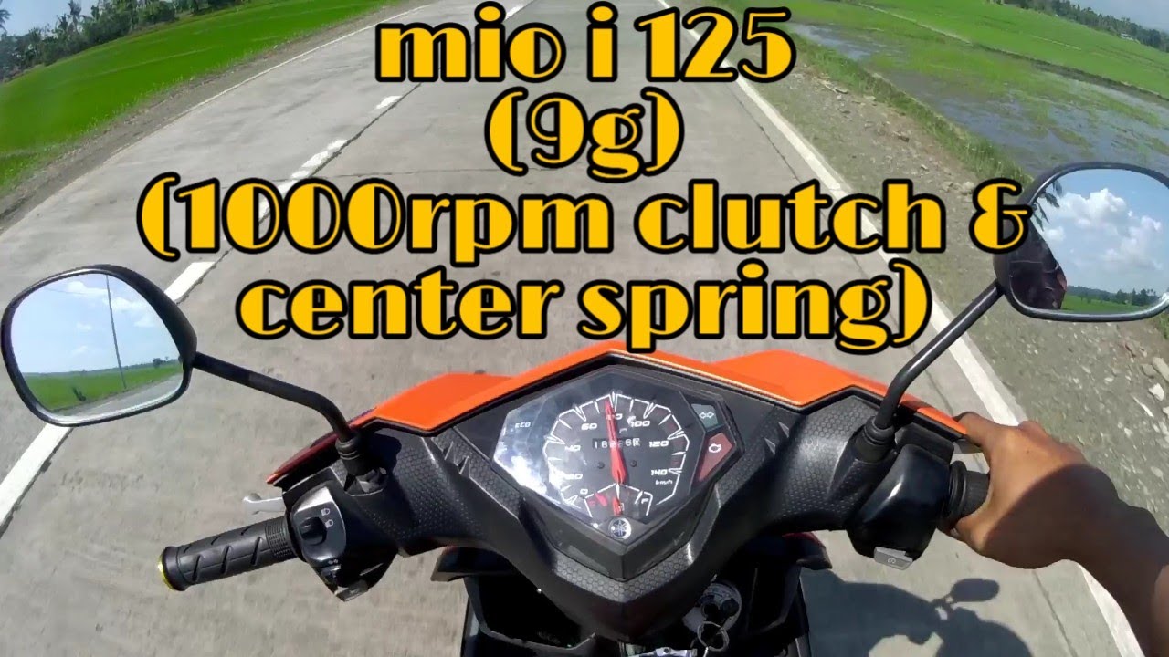 Yamaha mio i 125 (naka 9g na bola) top speed