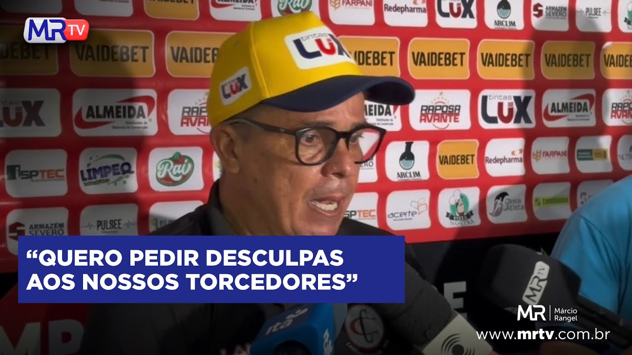 Piza lamenta eliminação do Campinense no estadual 