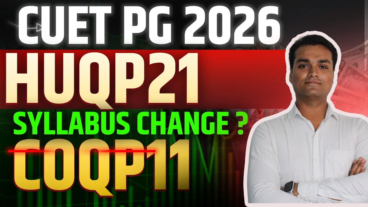 CUET PG 2026 Syllabus Change SHOCKER for Social Work Students