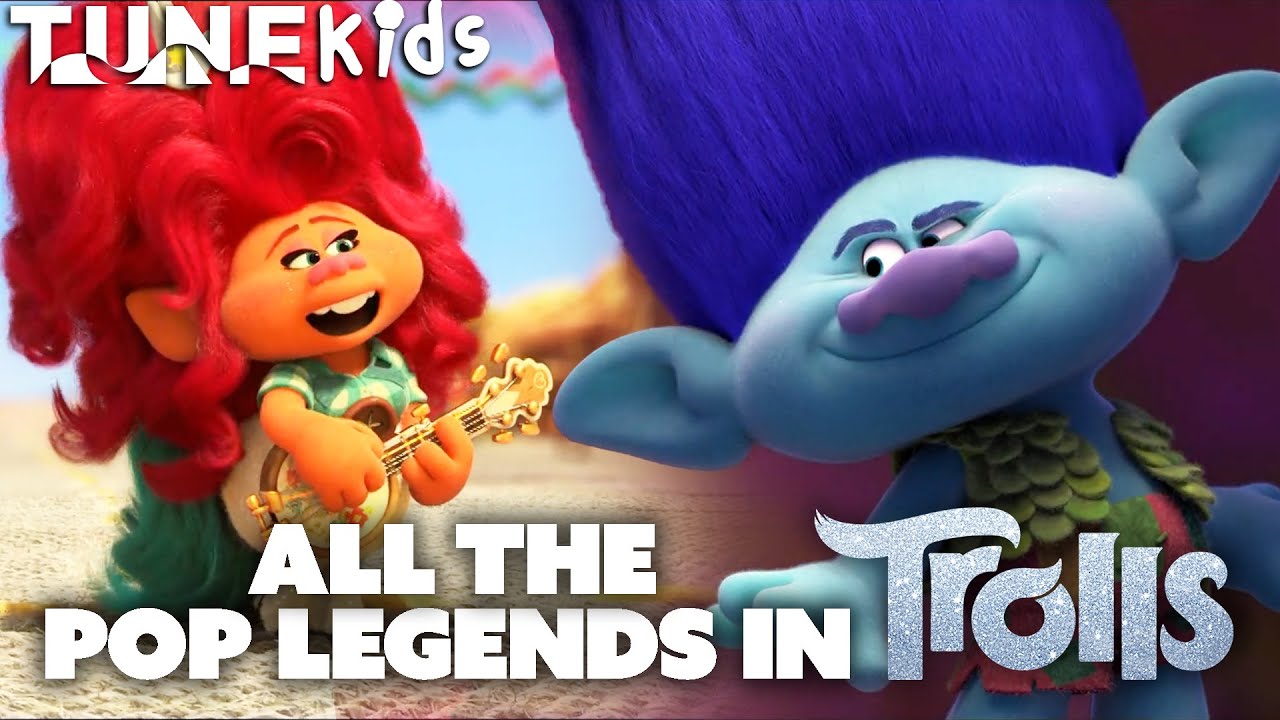 All The Pop Legends from the Trolls Movies | TUNE: Kids