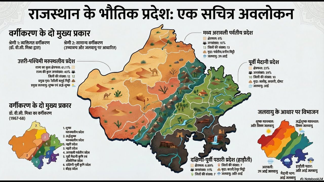 Rajasthan ke Bhautik Pradesh(Intro only) | Physical Divisions of Rajasthan | Rajasthan Geography