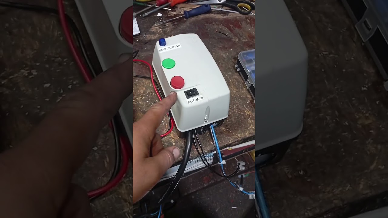 chave magnética com  proteção fases e sobrecarga 