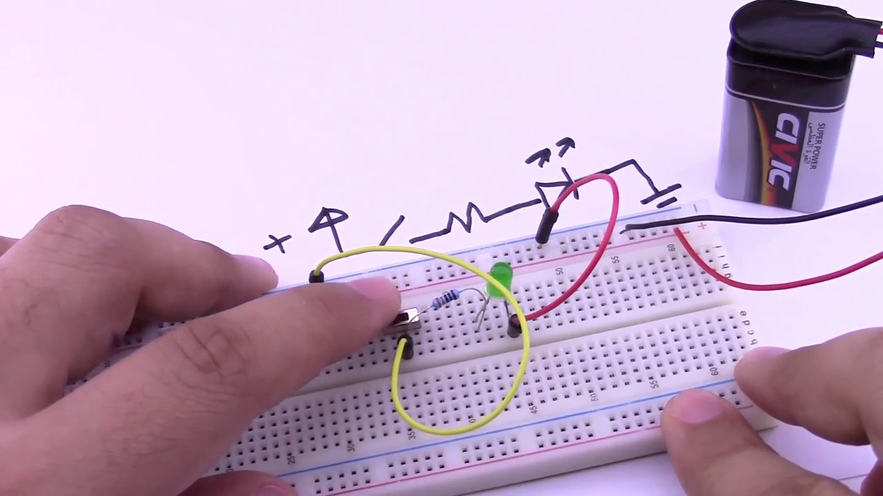 اخطاء في استخدام لوحة التجارب البريد بورد breadboard mistakes - تعليم الالكترونيات