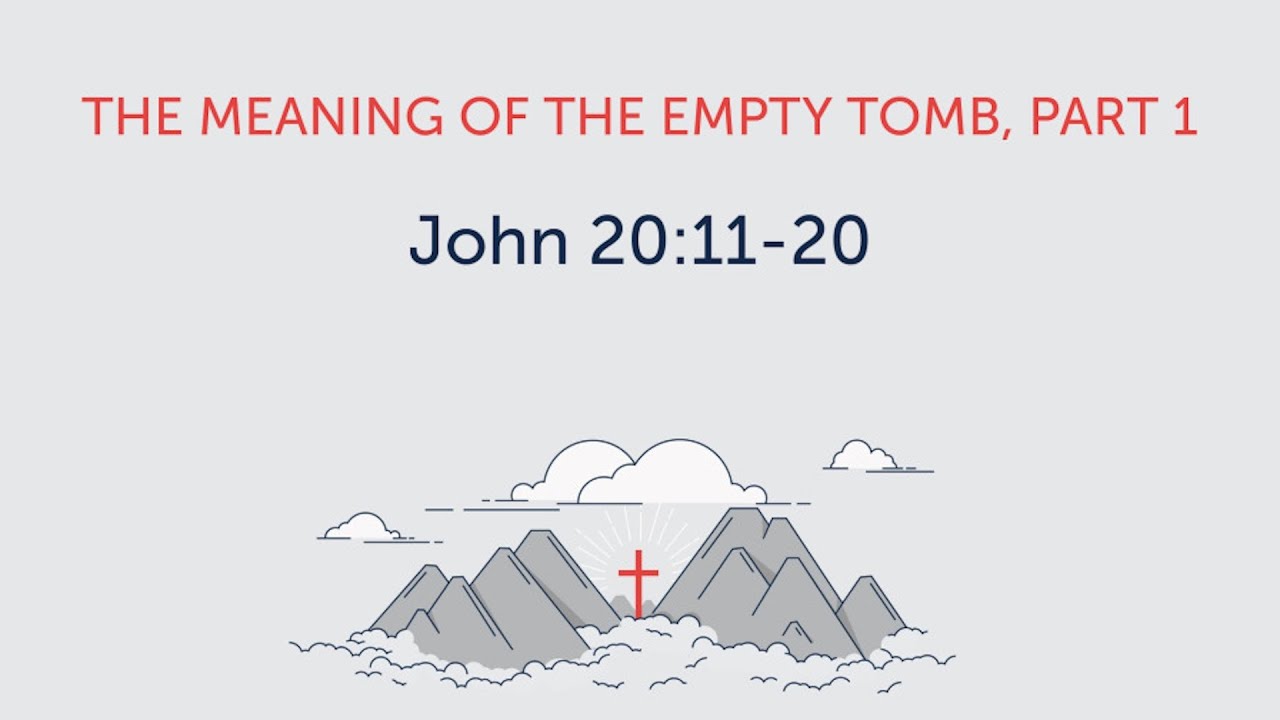 John 20:11-20 “The Meaning of the Empty Tomb, Part 1” 10/26/2025