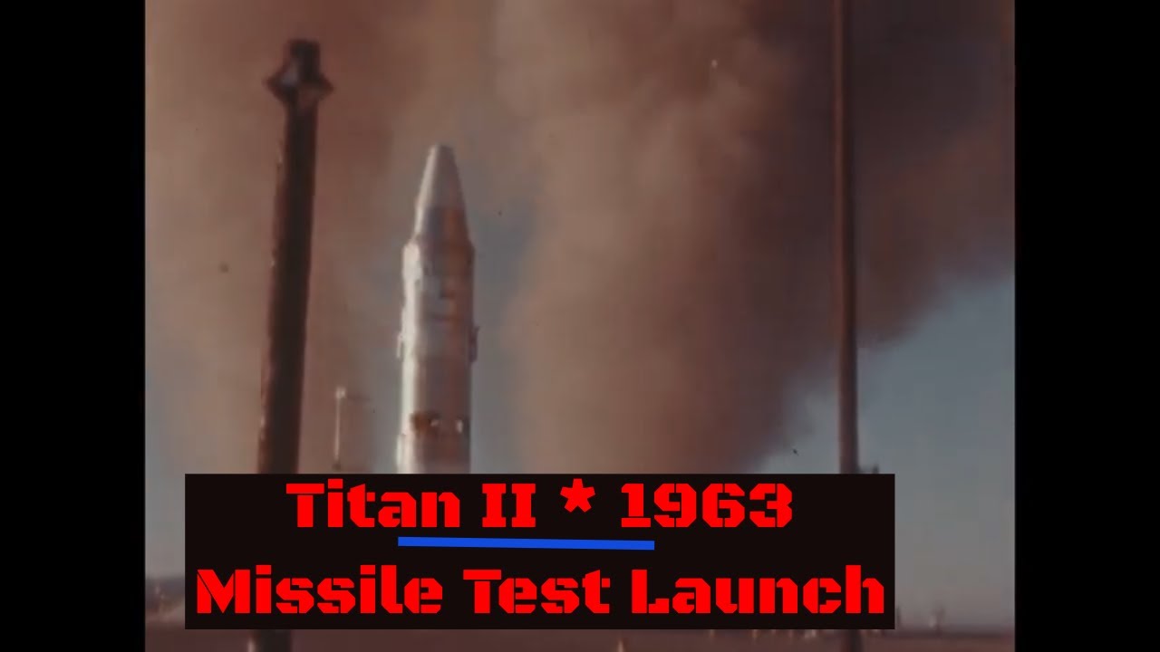 1963 TITAN II MISSILE LAUNCH TEST  VANDENBERG AIR FORCE BASE #2     XD91475a