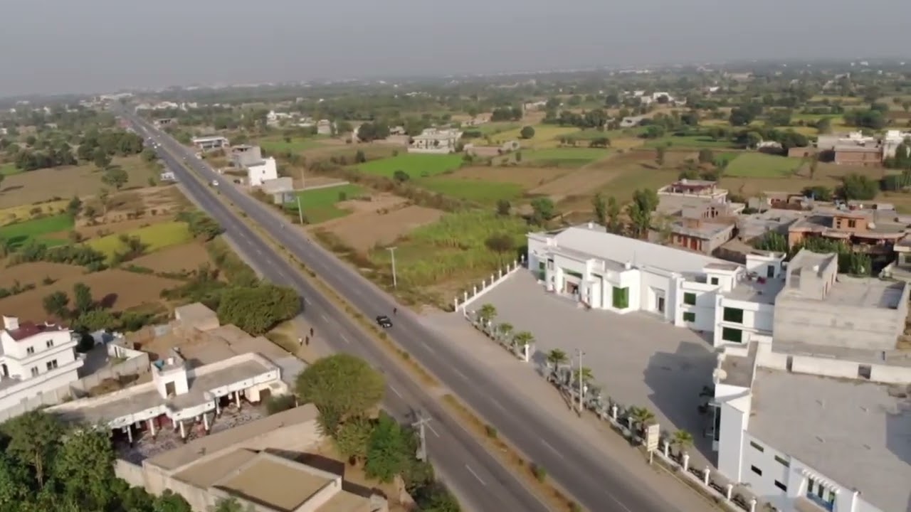 DRONE SHOT OF MY VILLAGE MANDI BAHUADDIN 2022
