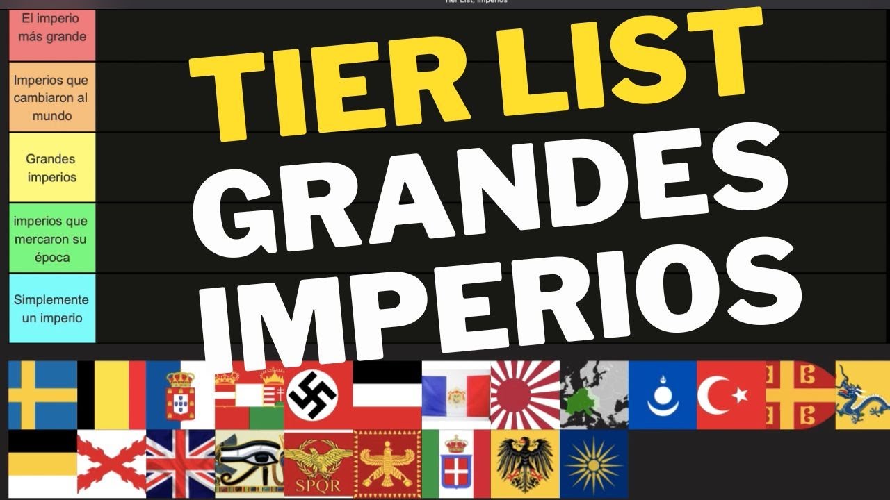 Tier List Grandes Imperios.
