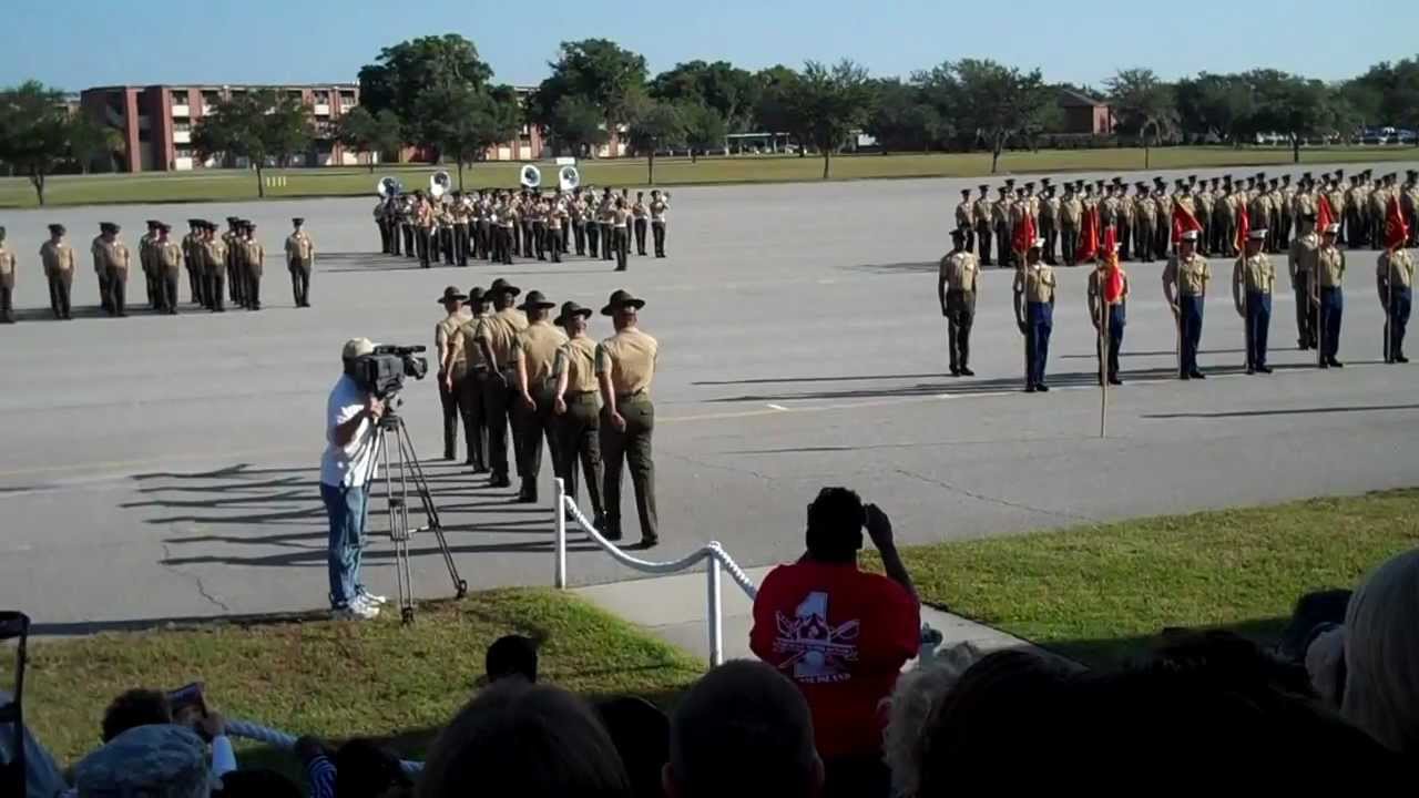 Marine Recruit Graduation Ceremony @ Parris Island Oct  12, 2012 Part Two