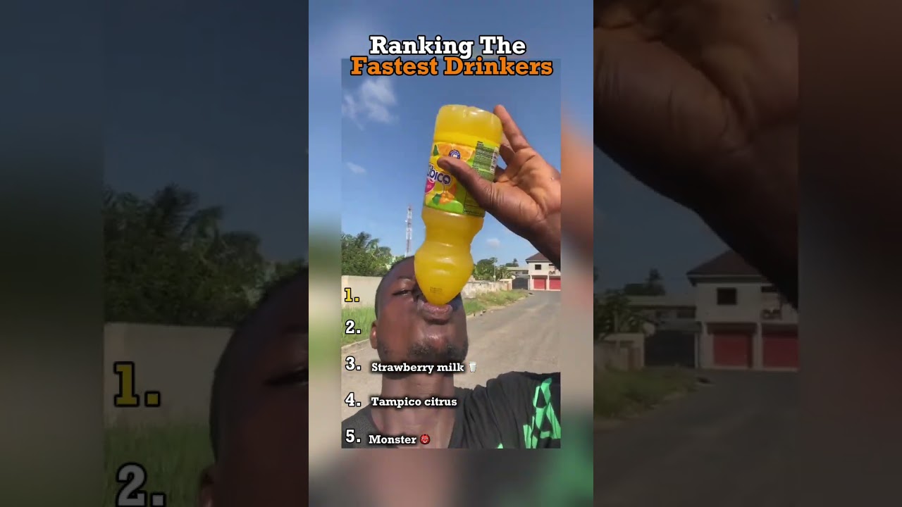 Ranking Top 5 Fastest Drinkers