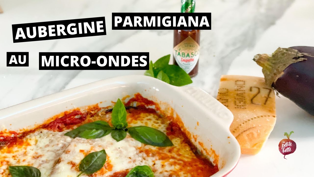 AUBERGINE PARMIGIANA EXPRESS 🍅🧀 Recette rapide facile micro-ondes famille La petite bette