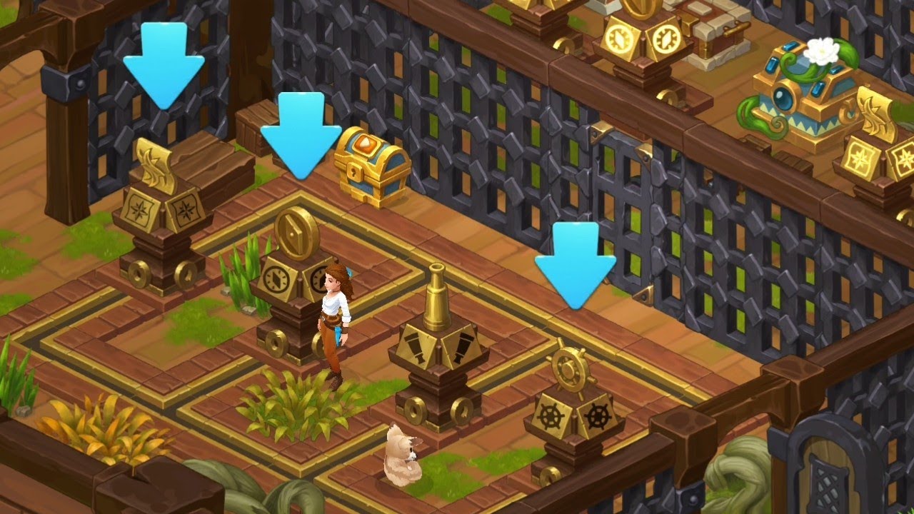 Island Hoppers- Lvl-11-Chapter 1-The Island Mystery- Ship Graveyard-Part 5 - Clever Clock - Gameplay