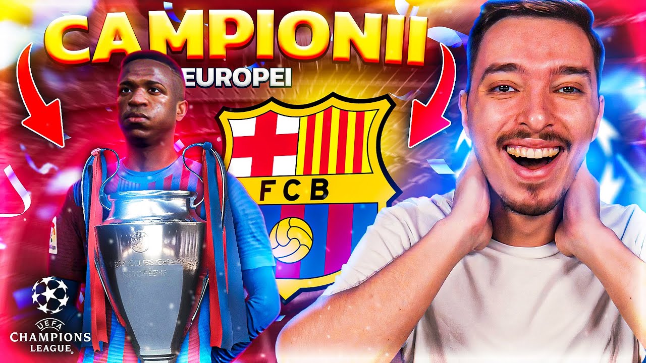 TRANSFER 1 JUCATOR PE SEZON LA FC BARCELONA PANA CASTIG CHAMPIONS LEAGUE !!! FIFA 22 ROMANIA !!!