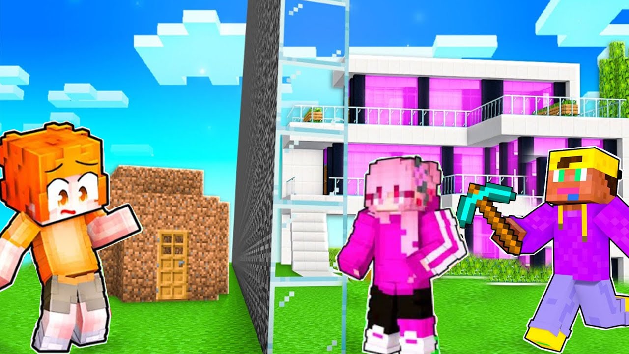Ich CHEATE mit PRO MÄDCHEN in BAU BATTLE Minecraft!
