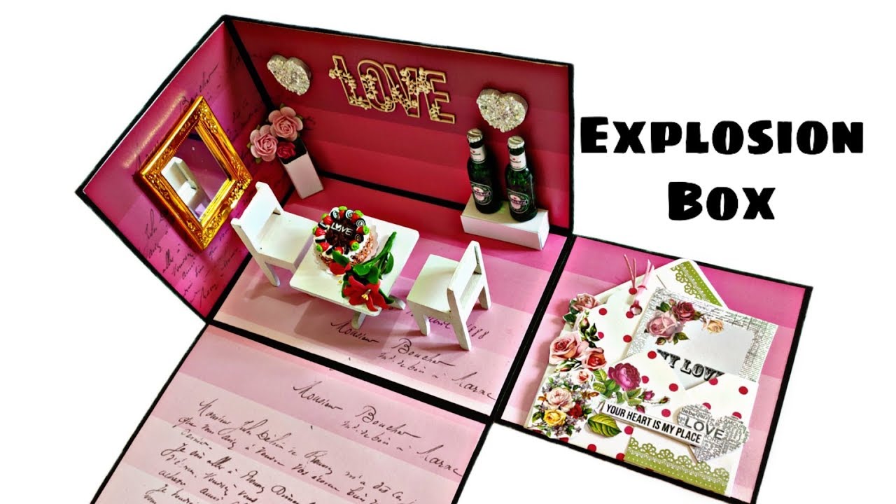 DIY Explosion Box: Romantic Gift for Boyfriend