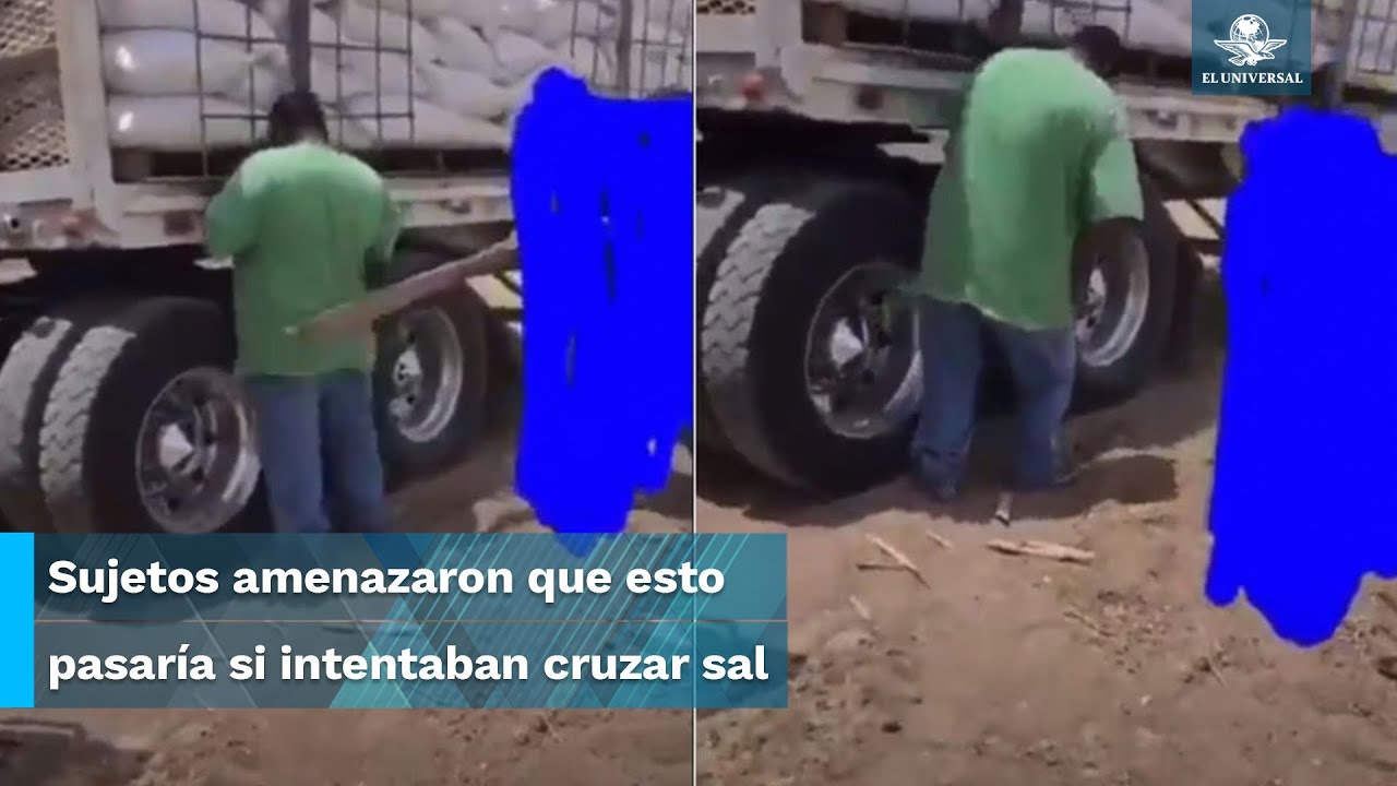 Agarran a tablazos a trailero; autoridades de Sonora niegan que haya pasado en el estado