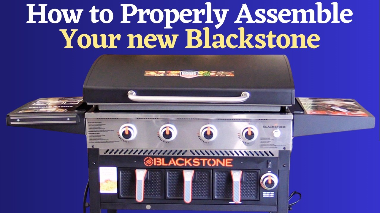 РАСПАКОВКА И СБОРКА: 36-дюймовая сковорода-гриль Blackstone с аэрофритюрницей (пошаговое руководс...