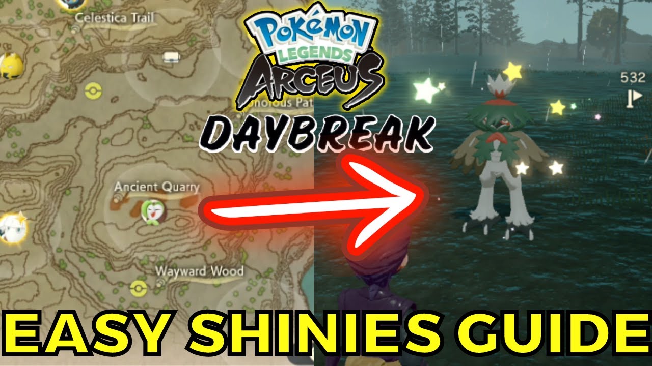How to get EASY SHINY Pokemon Massive Mass Outbreaks in Pokemon Legends Arceus Guide