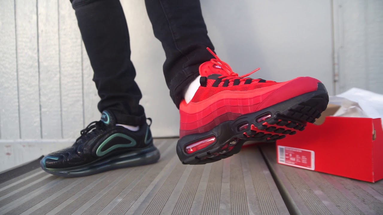 Back to back NOPE's for Corey Nike Air Max 95 OG “Habanero Red” (Dope or Nope) + On Foot