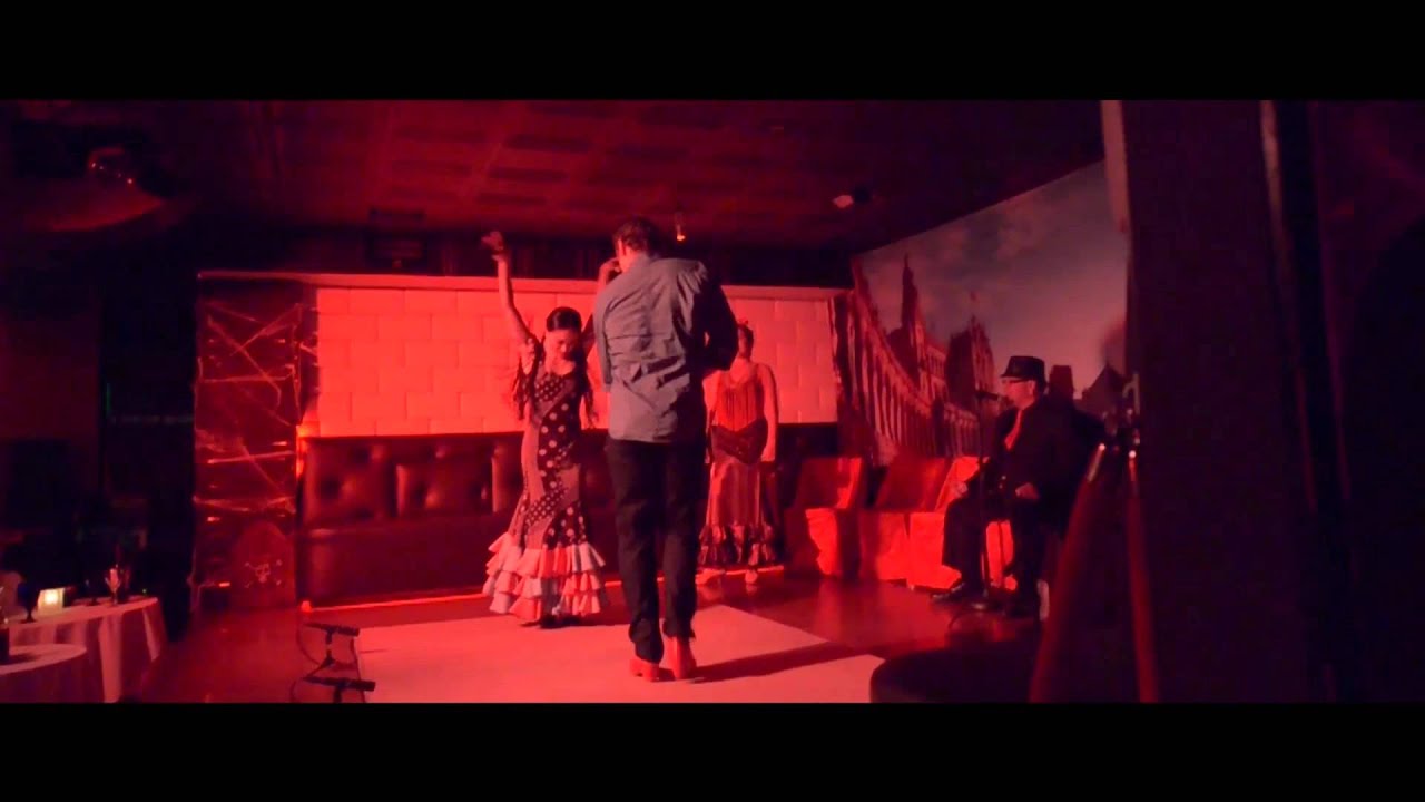 Cafe Sevilla Flamenco Dancers Performing in the 