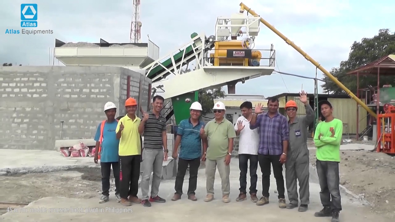 Mobile concrete mixer machine - Batching plant
