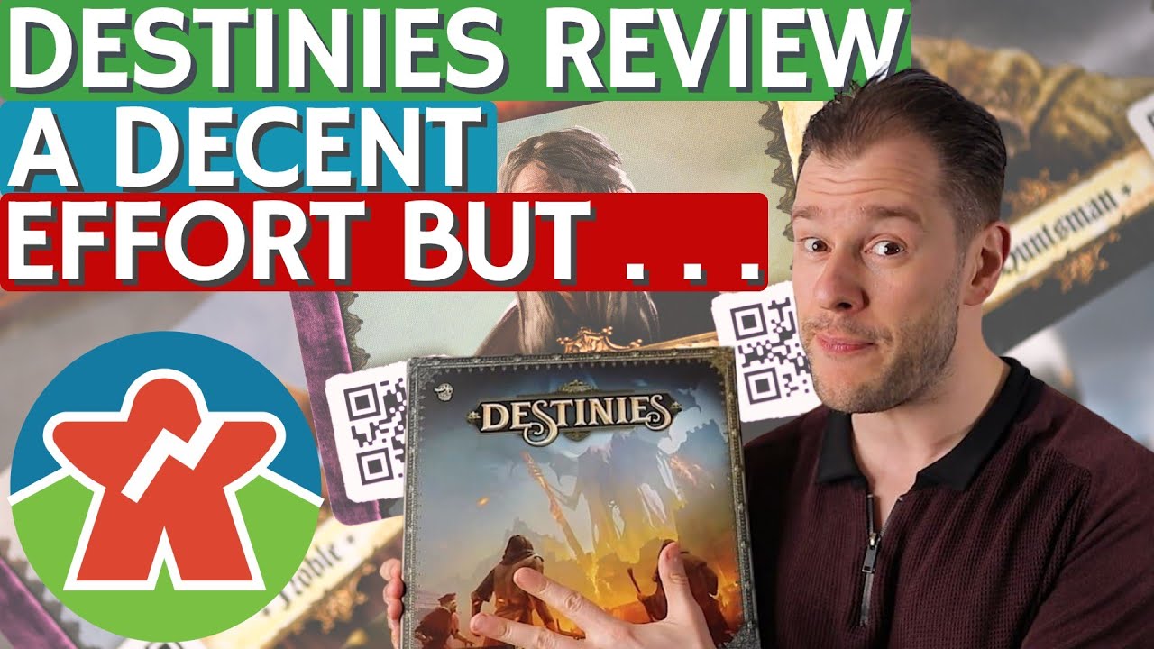 Destinies Board Game Review - A Decent Effort But I Have Issues