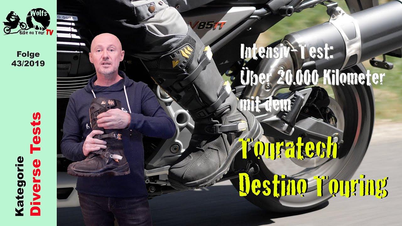 Touratech Destino Touring | Intensiv-Test: Über 20.000 Kilometer mit dem Reiseenduro-Stiefel