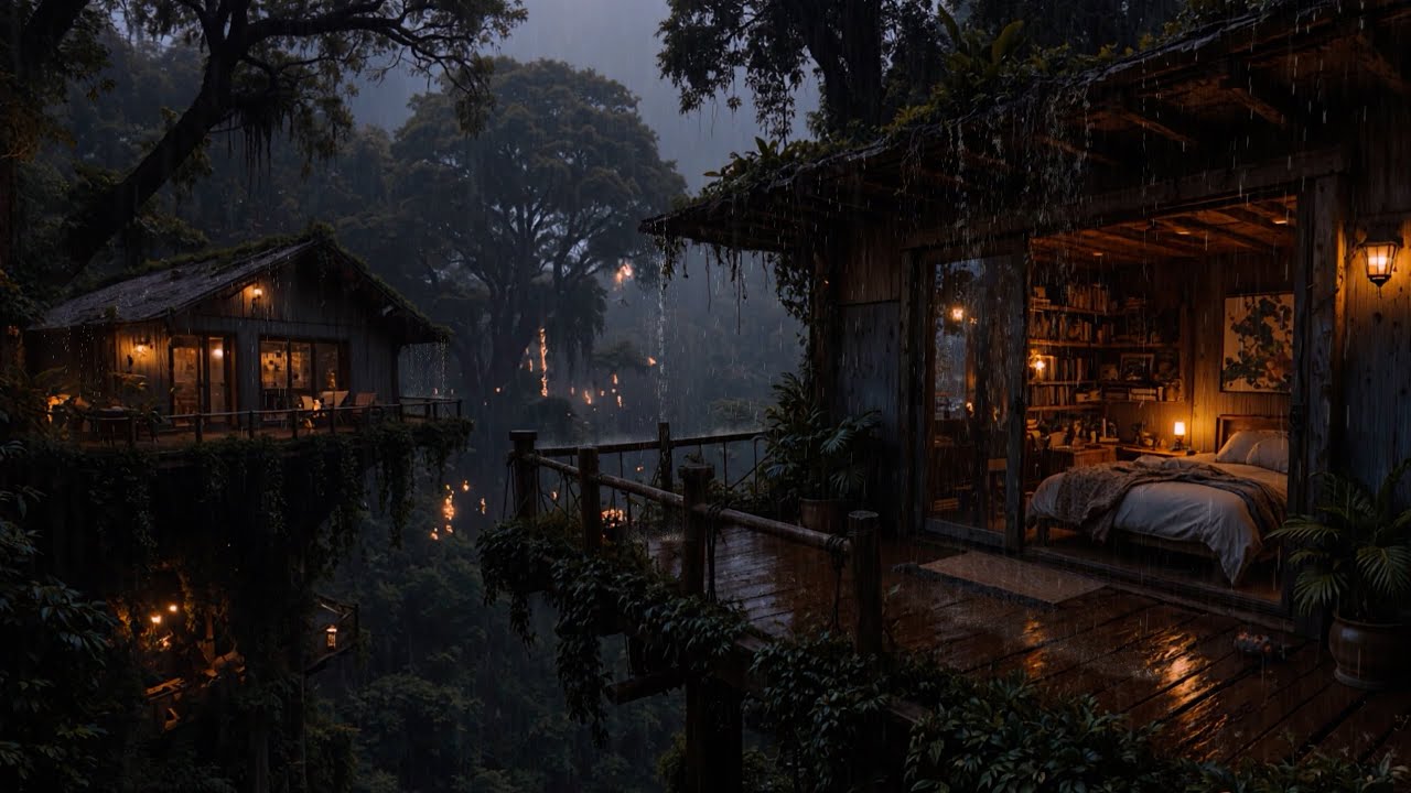 No Pressure, No Noise, Just Rain Sounds Lulling You to Sleep | Say Goodbye to Insomnia in Just 3M