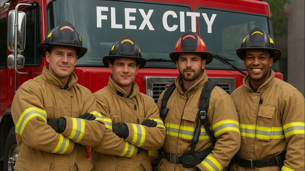 خدمت  رجل مطافئ 😂#flexcity 