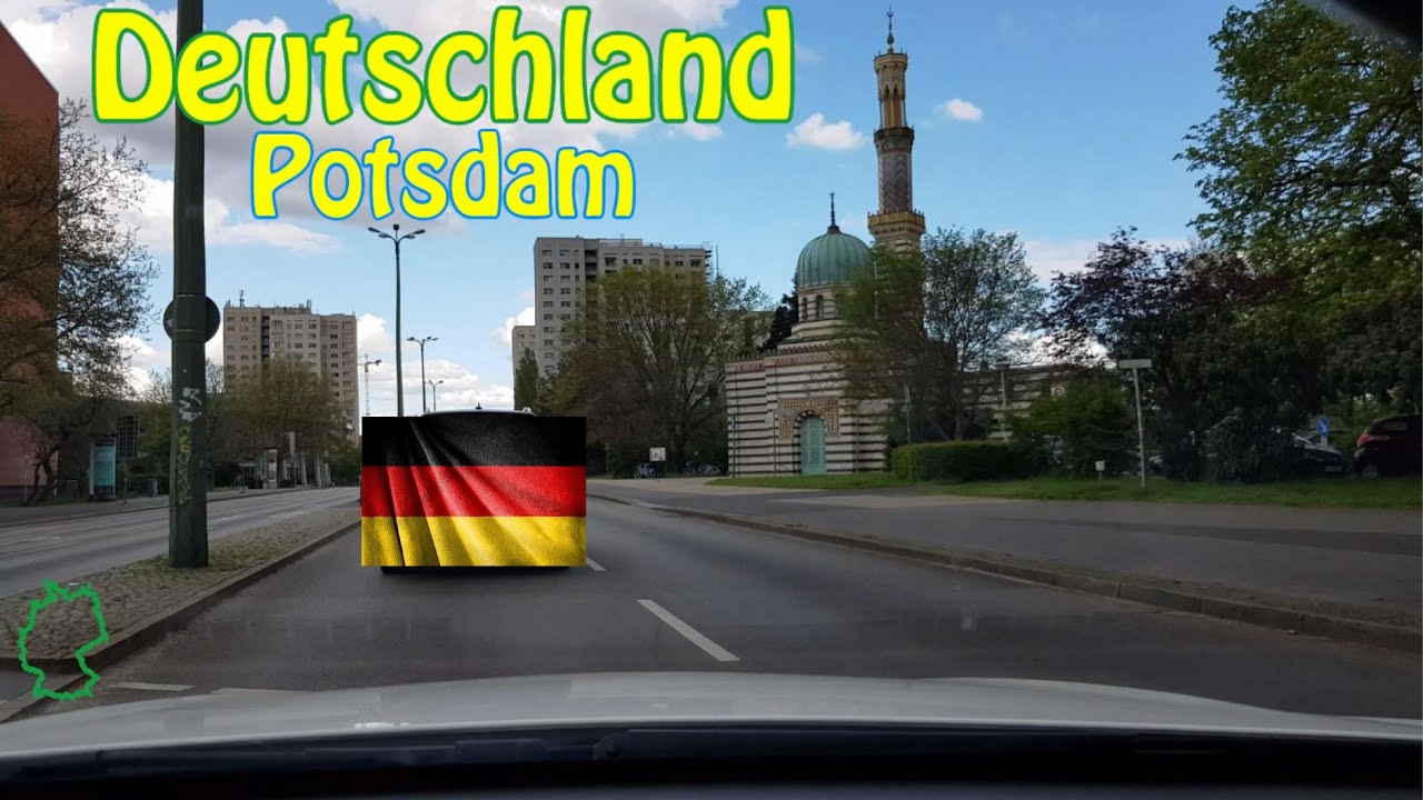 Germany - Potsdam. Hegelallee, Luisenplatz, Zeppelinstraße, Alter Stadtkanal, Am Kanal, Berliner Str