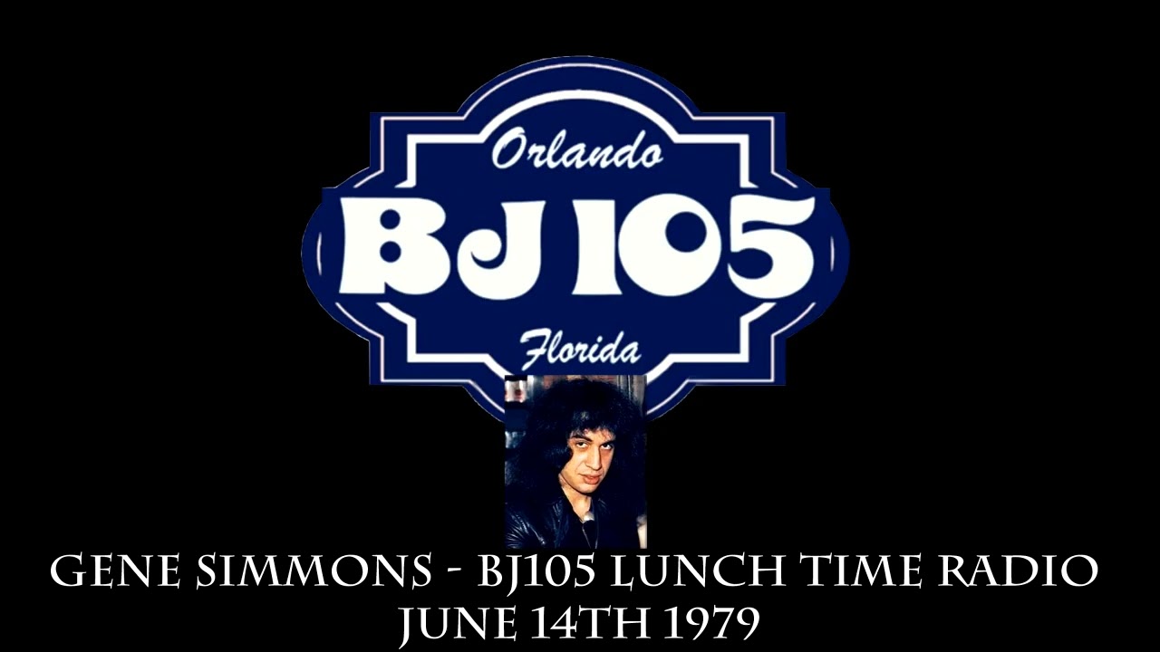 Gene Simmons - BJ105 Orlando,FL June 14th 1979 (Call In/Interview)