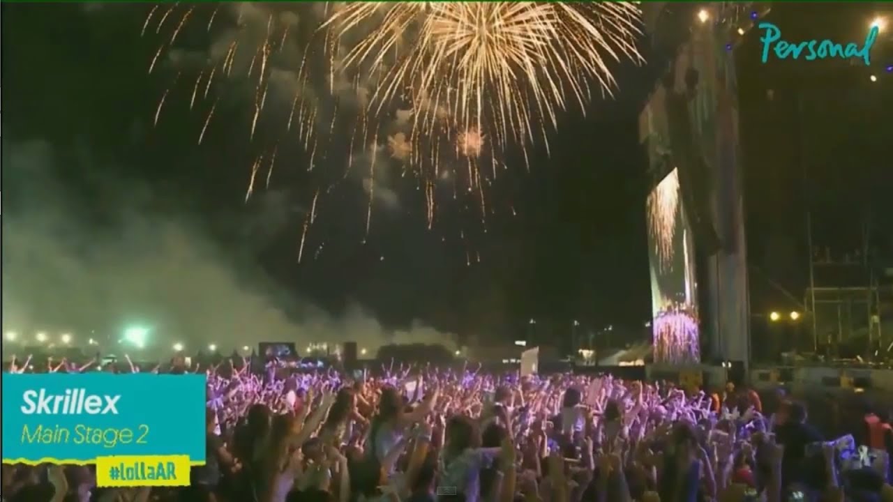 Skrillex - Bangarang (Cierre parte 2) LIVE @ LOLLAPALOOZA ARGENTINA 22/03/2015