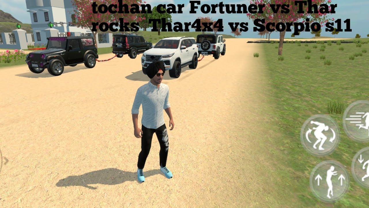 👍👍🐎Tochan car Fortuner vs Thar rocks Thar4x4 vs Scorpio s11 👍💪👿🐎🚀