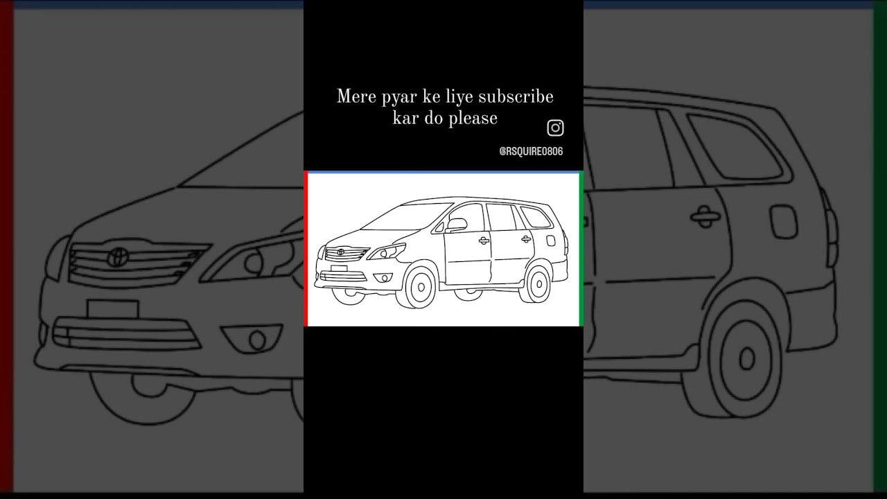 Toyota Innova  drawing pencil sketch #drawing #pencil #sketch #short