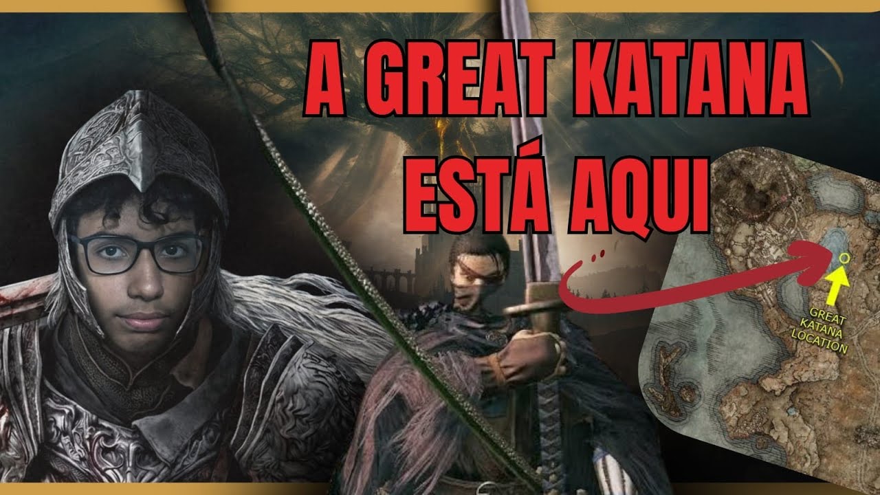 Achei a GREAT KATANA escondida no Elden Ring 😱 | Localização fácil DLC
