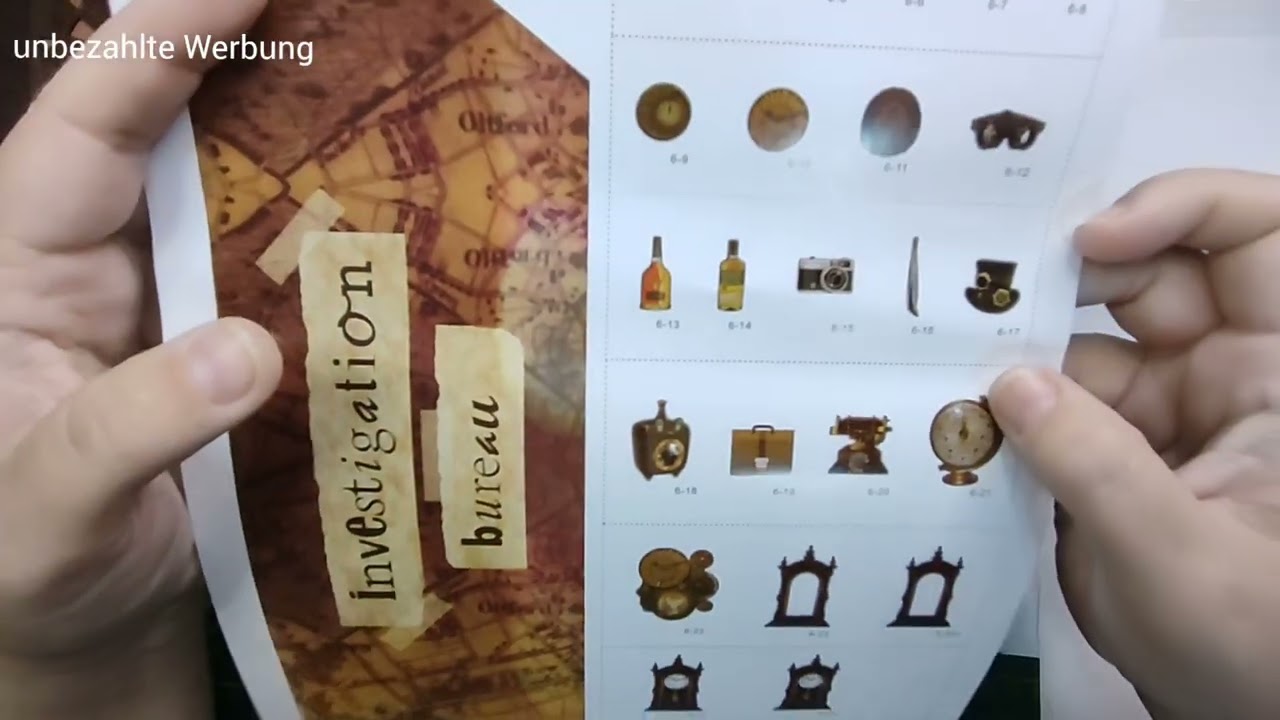 Bookshelf Miniatur Investigation Bureau von Action 2024 Teil 1 a, b, c