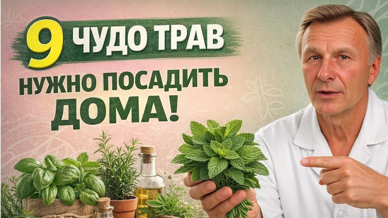Эти 9 трав снижают воспаление, давление и усталость — проверено практикой