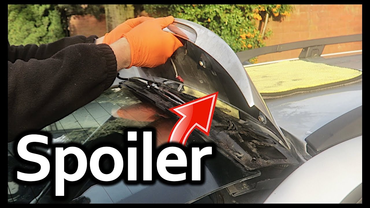 BMW E46 / E91 / E61 Spoiler Removal & Replacement