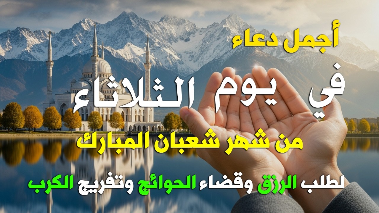 دعاء فى يوم الاحد المستجاب دعاء يوم في 20 من شهر شعبان للرزق والشفاء العاجل وقضاء الحوائج 🤲(4k)
