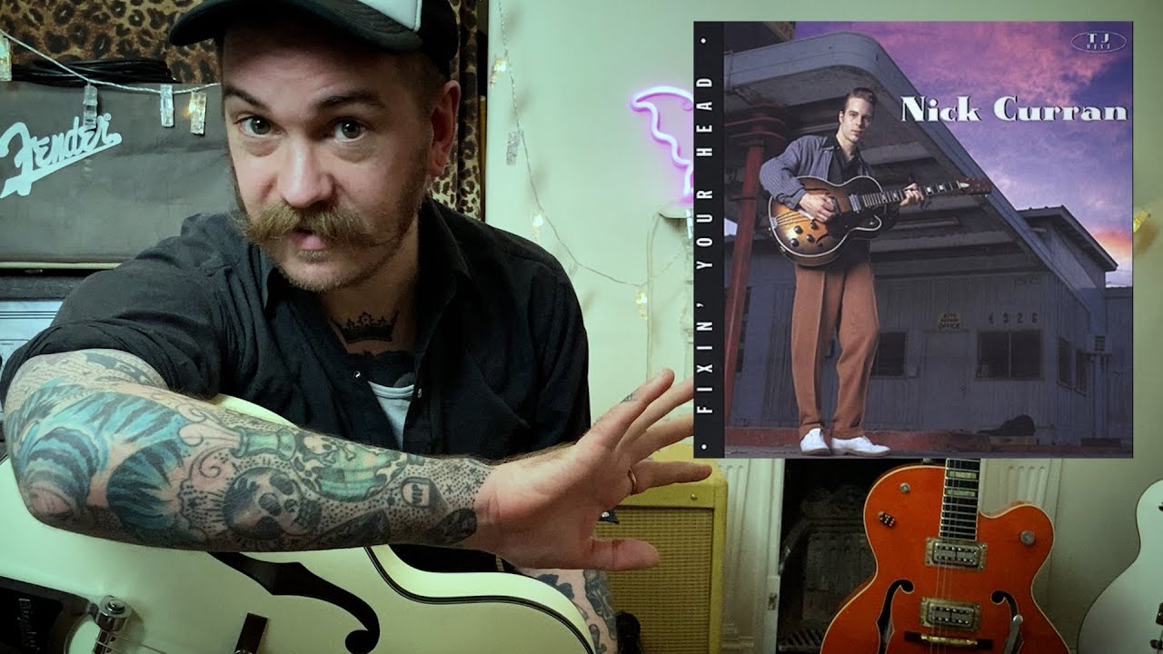 Rockabilly - Jump Blues - Guitar Lesson - Nick Curran - Boogie With My Baby - Backing Track & Tabs