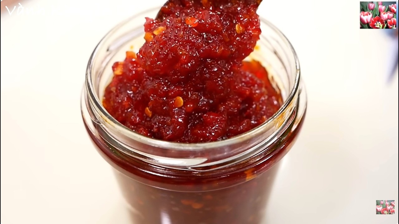 Ớt Làm cách này để lâu, Cách làm Ớt Chưng Đường, Ớt Rim Gia vị để ăn các món Bún, Phở by Vanh Khuyen