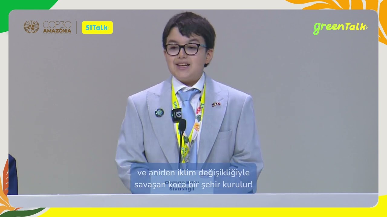 Osman Batu #COP30’da Konuştu: “Progress Needs Persistence” | Türkiye’nin Genç Sesi BM’de