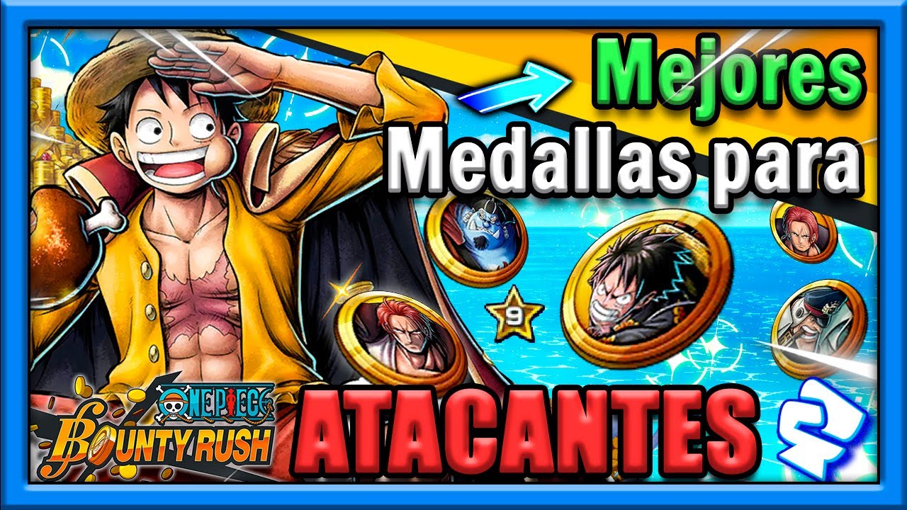 [GUÍA] Los MEJORES Sets de medallas para ATACANTES | One Piece: Bounty Rush
