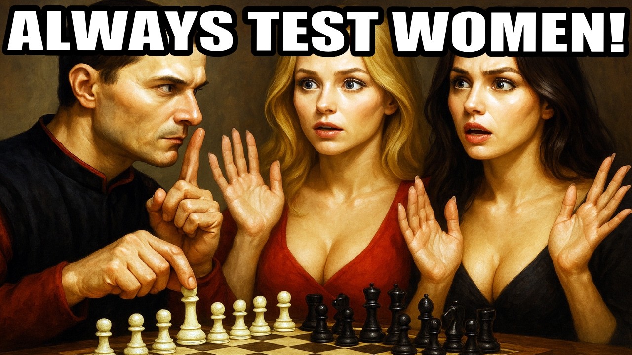 How HIGH VALUE Men Test a Woman BEFORE She Takes Their Power — 8 Machiavellian Tricks