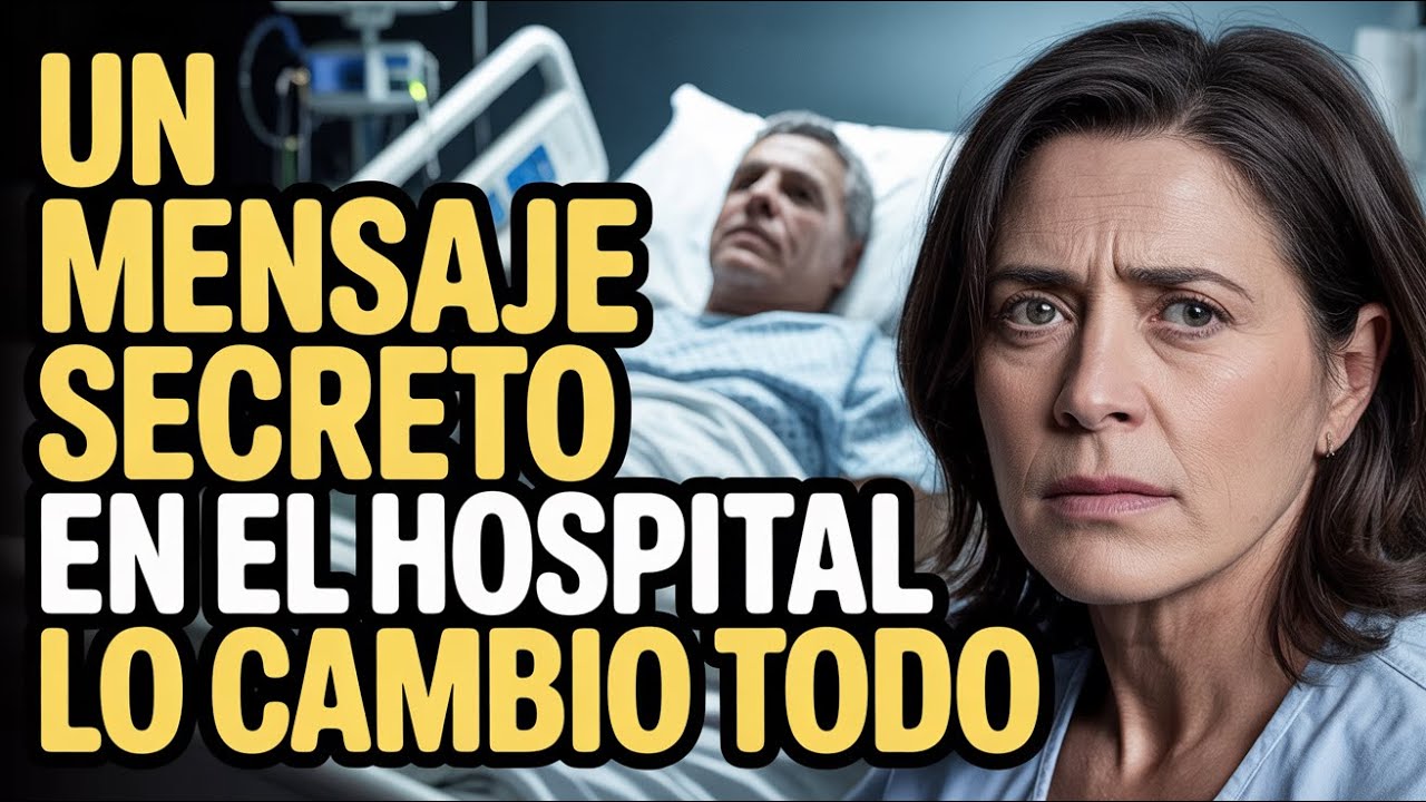 Mientras cuido a mi esposo en el hospital, la enfermera me deja un mensaje inquietante