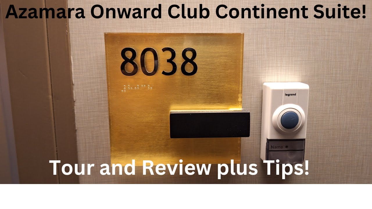 Azamara Club Continent Suite #8038!