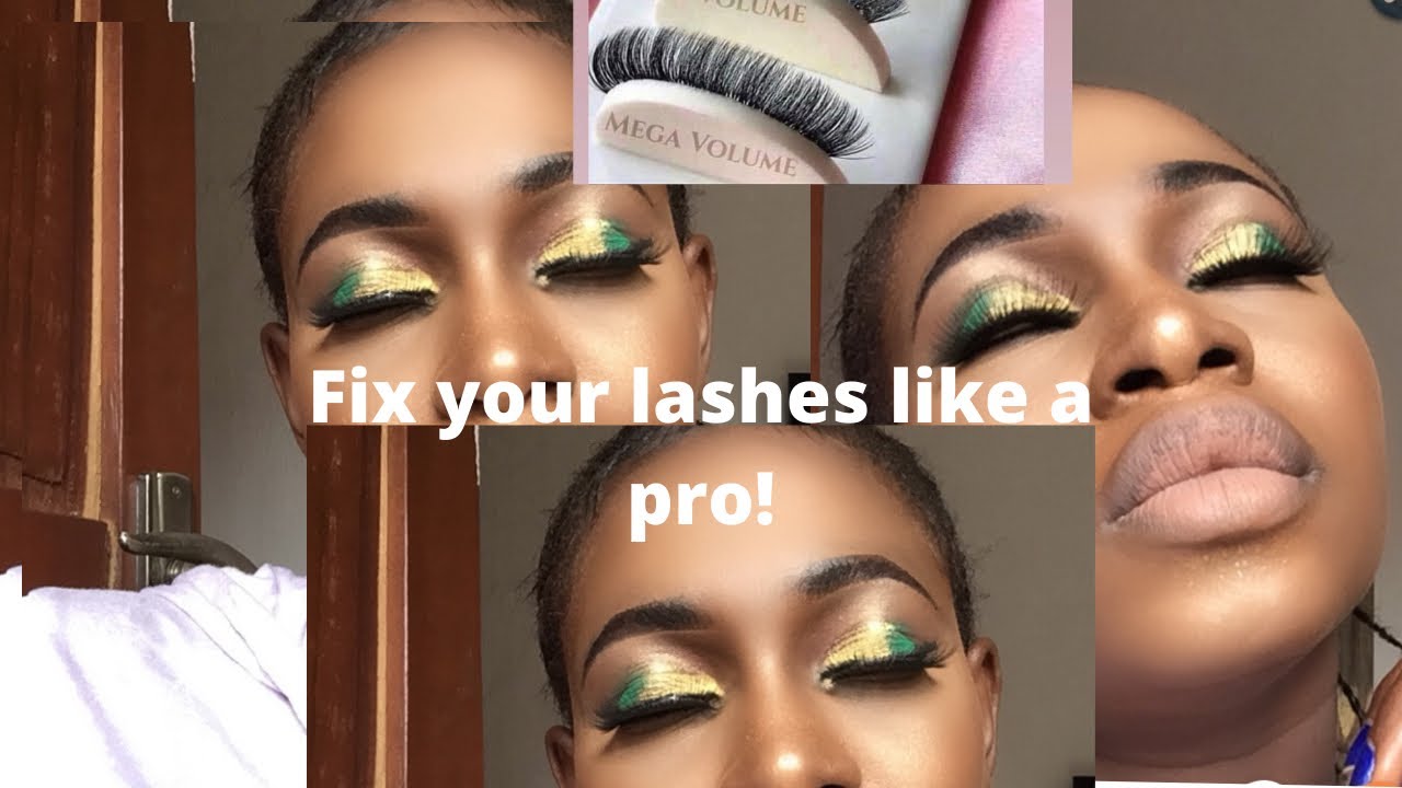 HOW TO APPLY FALSE LASHES |LILYOGINI