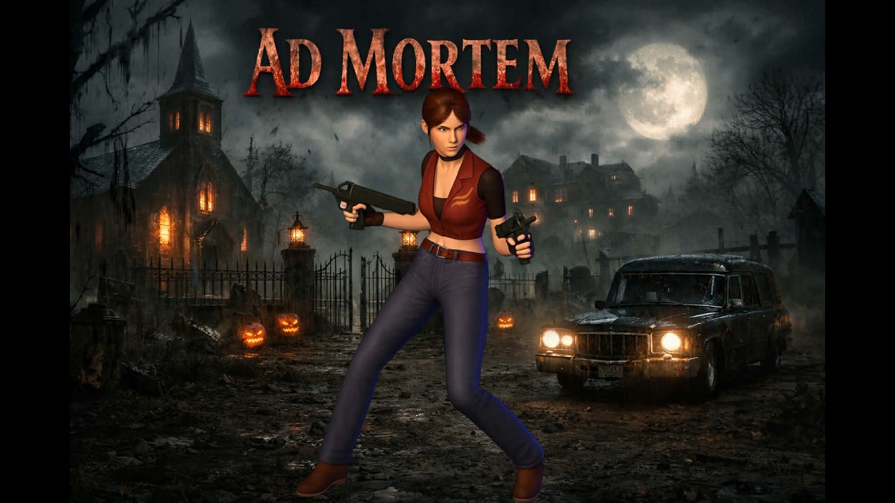 Resident DOOM 2: Claire Redfield in AD MORTEM Full Playthrough Part 1 (STREAM)