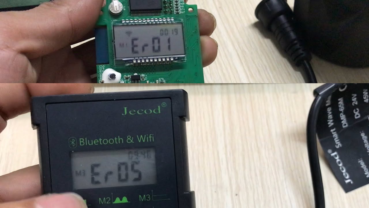 How to fix Jecod DMP series error code 05 and code 01